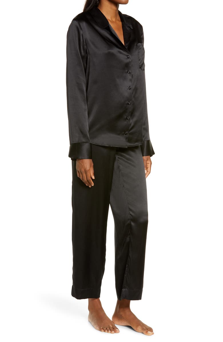 Nordstrom Washable Silk Pajamas, Alternate, color,