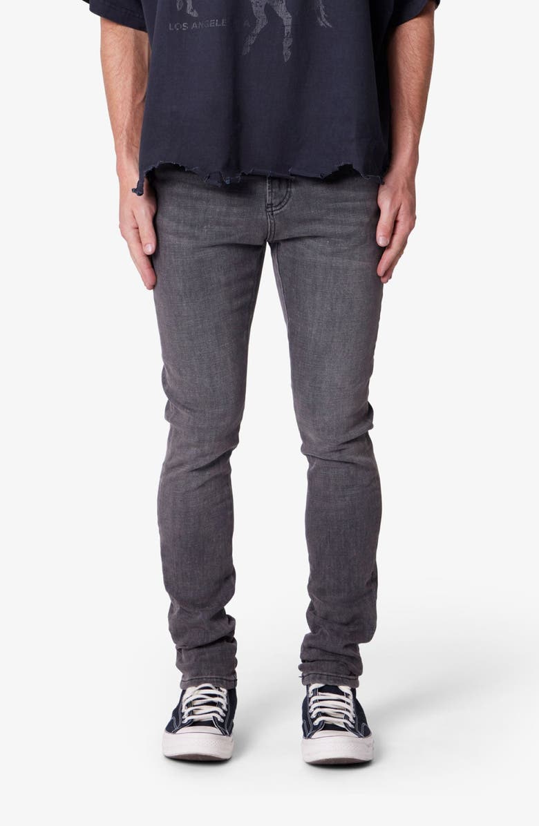 mnml Skinny Jeans, Main, color, Dark Sand Wash