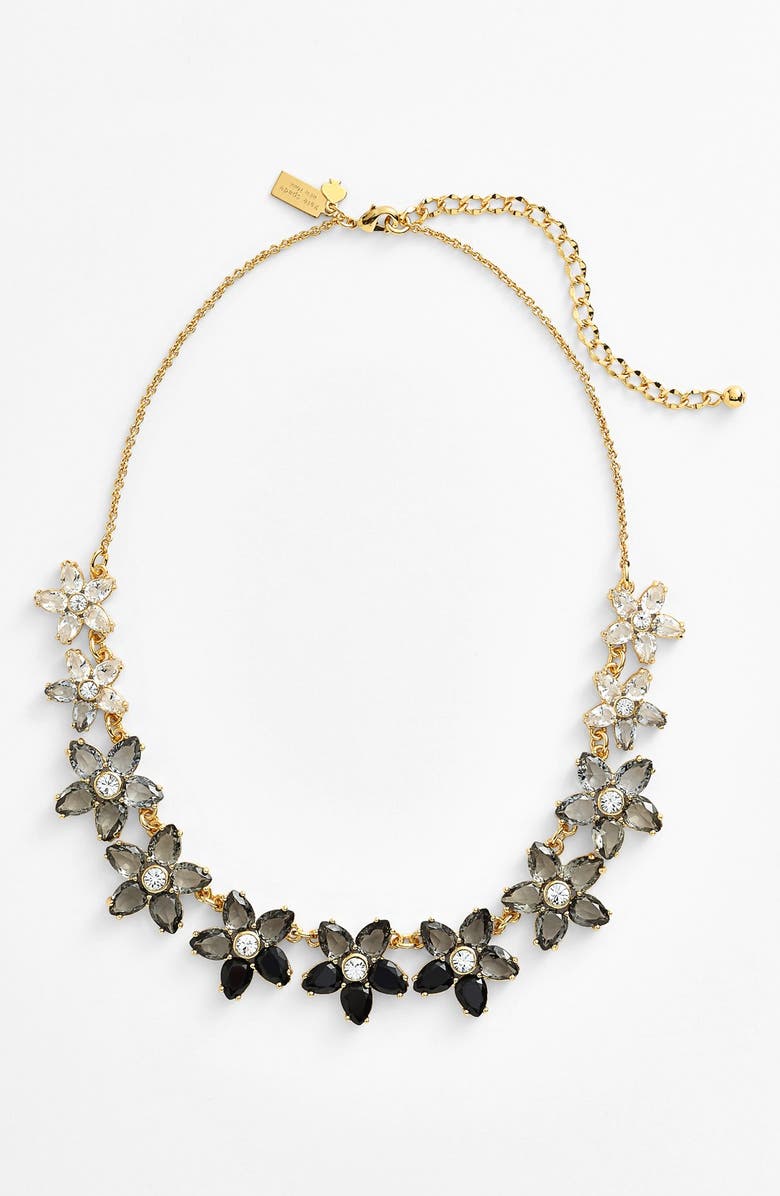 Kate Spade New York 'ombré bouquet' crystal collar necklace, Main, color,
