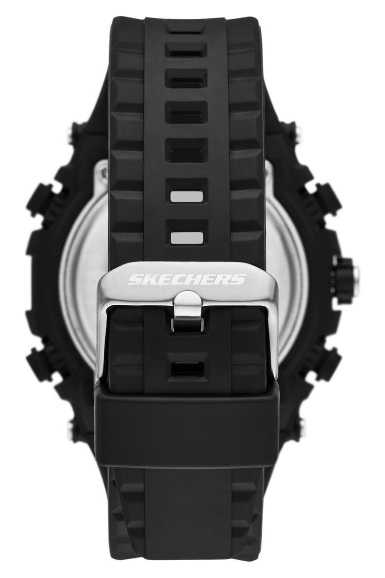 El Segundo Digital & Analog Sport Watch, 50mm, Alternate, color, BLACK