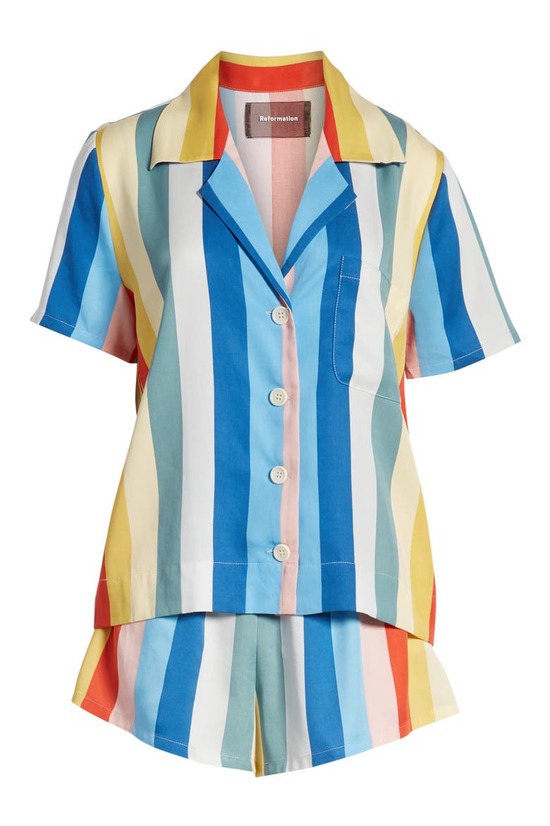 Short Pajamas, Alternate, color, STARBURST