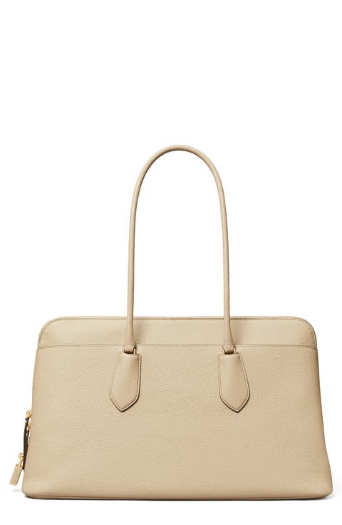 Lock Leather Satchel