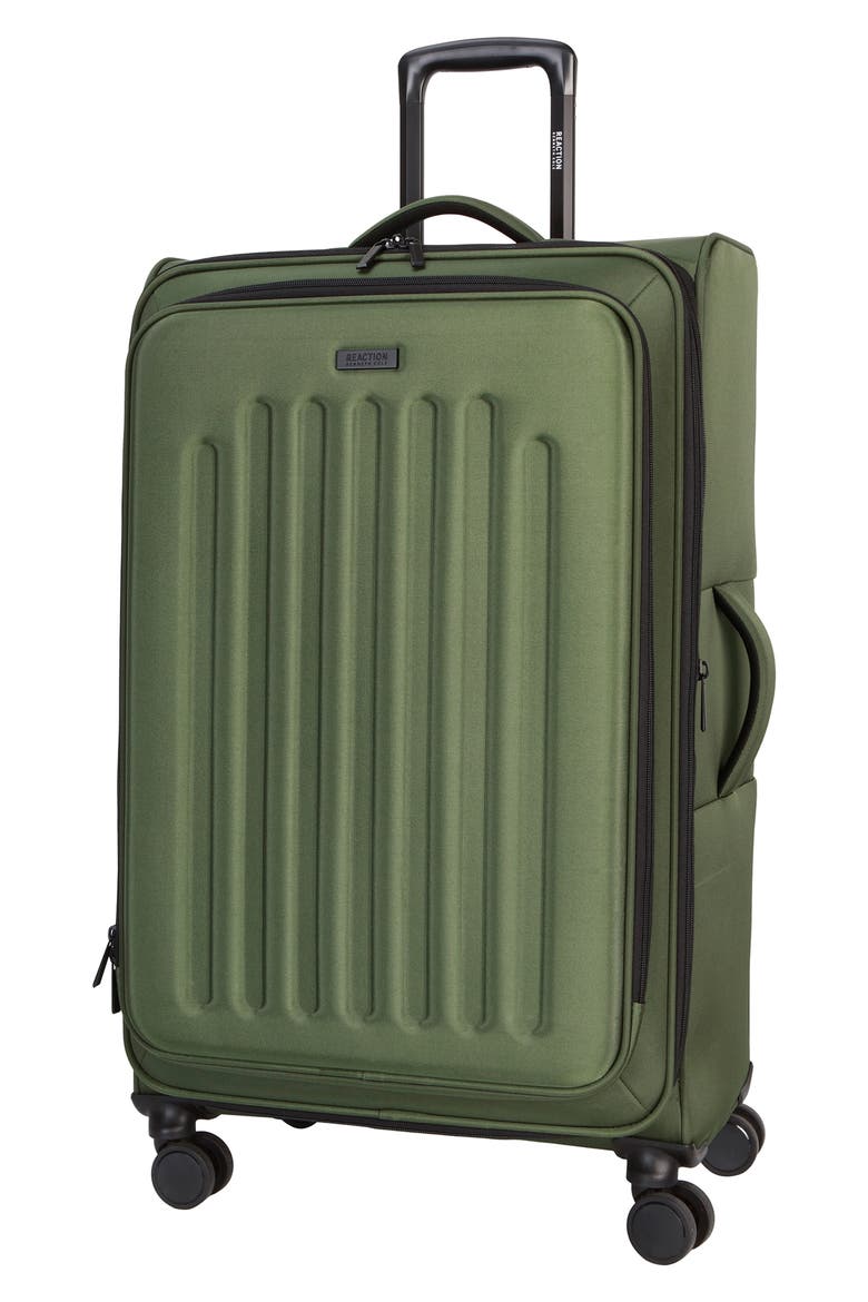 The Venturer 28 Inch Checked Suitcase, Alternate, color, OLIVE