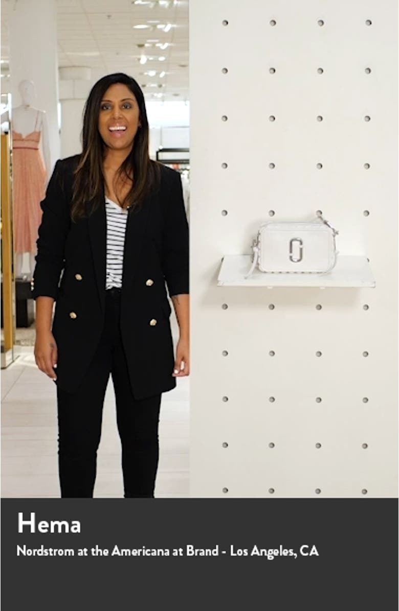 The Marc Jacobs The Softshot 21 Scalloped Leather Crossbody Bag, sales video thumbnail