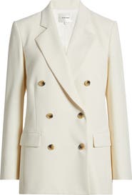 FRAME The Relaxed Everyday Double Breasted Blazer