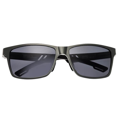 Breed Pyxis Titanium Polarized Sunglasses In Black