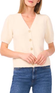Ted Baker Short Sleeve Button Front Cardigan