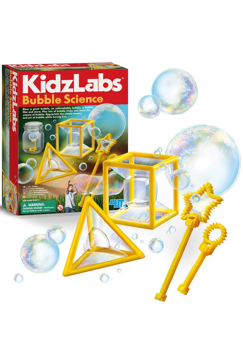 KidzLabs, Bubble Science, DIY Experiment Kit, Create Solutions, Kids 5+, Alternate, color, Multicolored