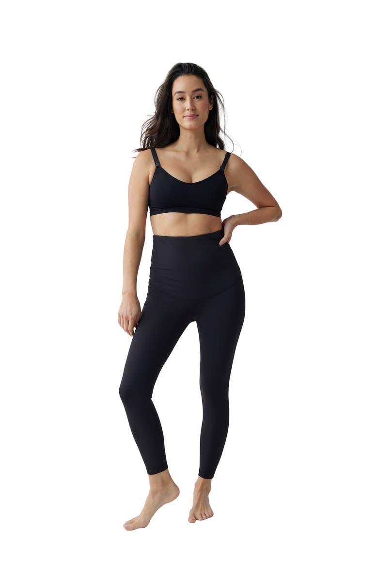 Ingrid & Isabel Postpartum Legging Bundle, Alternate, color, Black/Black