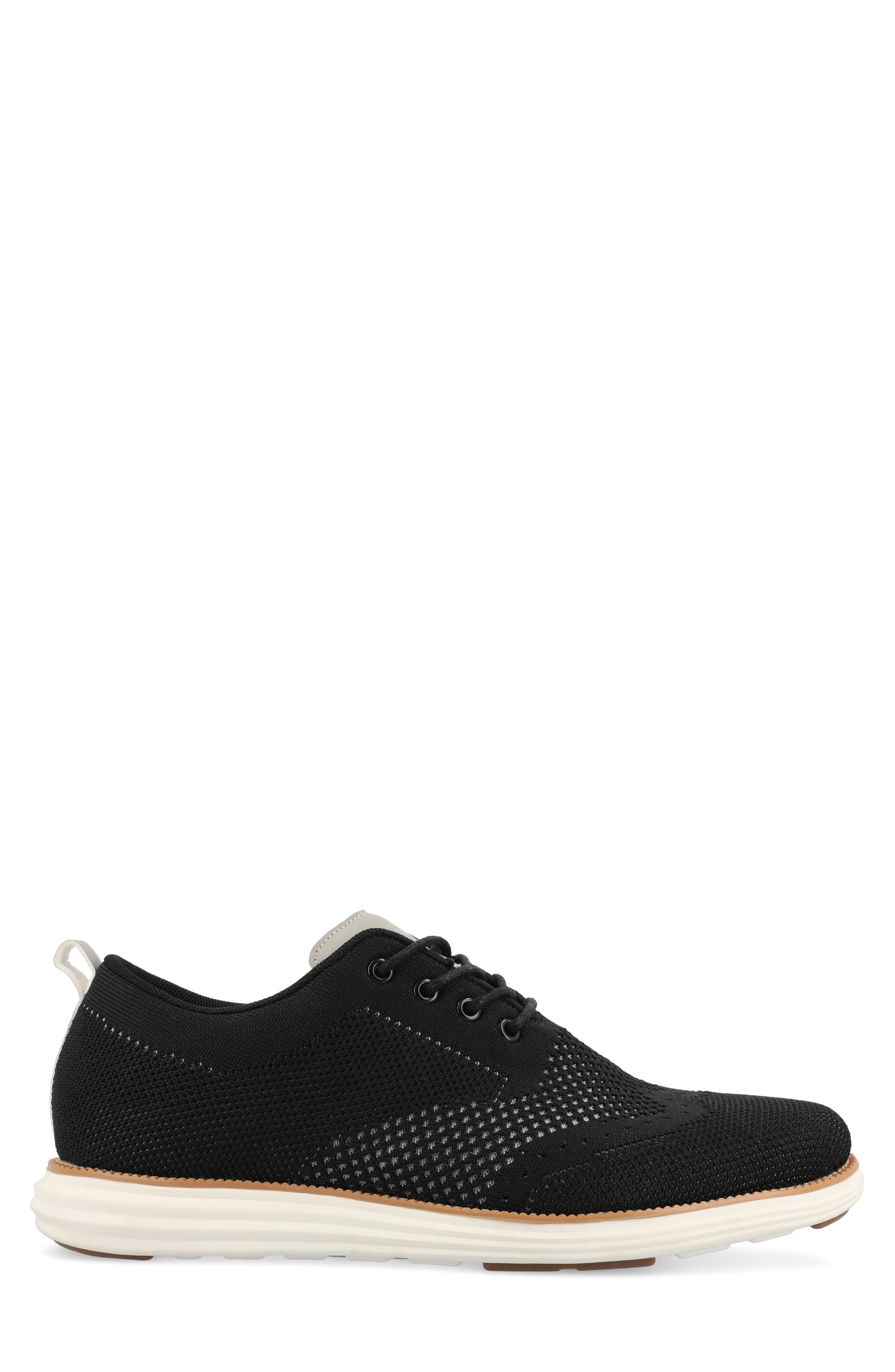 VANCE CO Ezra Knit Oxford Sneaker - Wide Width, Alternate, color, Black