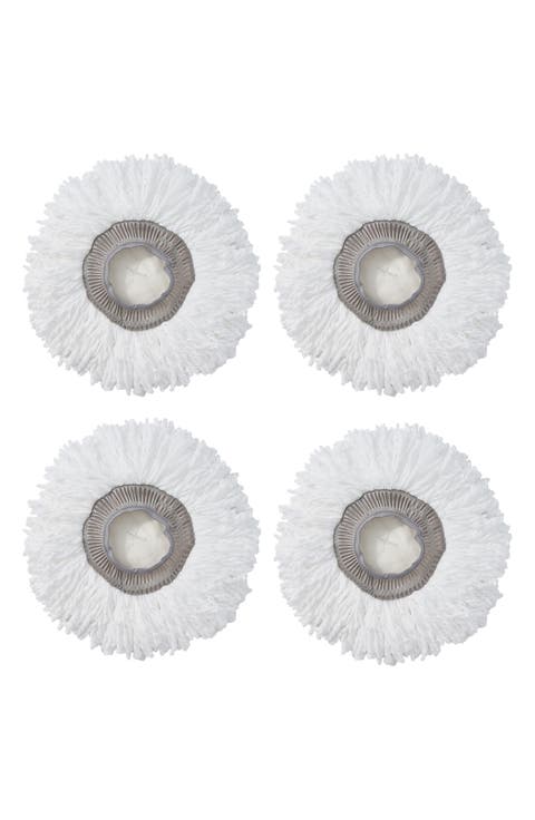4-Pack Microfiber Mop Pad