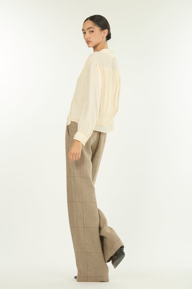 Eliza Blouse, Alternate, color, Crème
