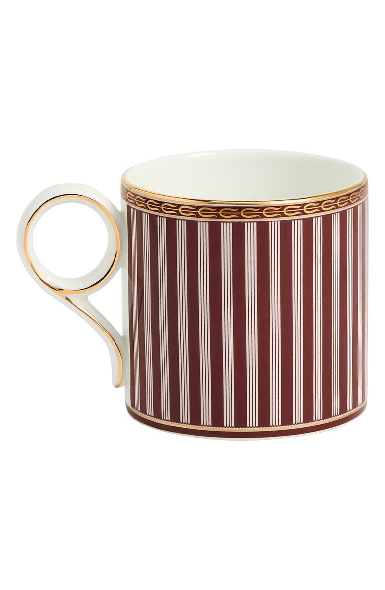 Wedgwood Red Splendor 22K Gold Accent Bone China Mug, Alternate, color, Multi