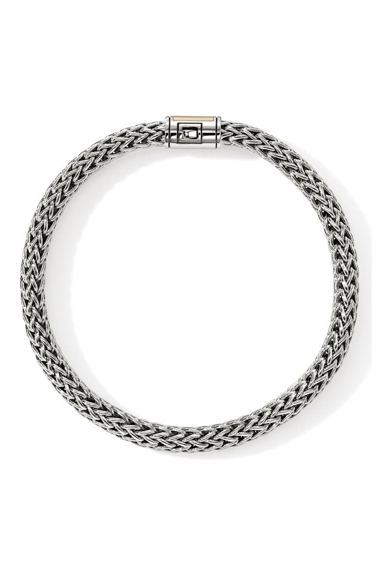 Icon Bracelet, 7.5mm, Alternate, color, SILVER AND GOLD