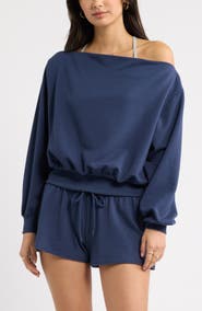 BP. Off the Shoulder Sweatshirt