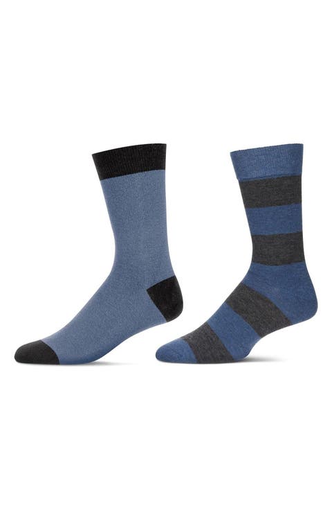 Assorted 2-Pack Crew Socks