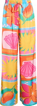 Kulani Kinis Drawstring Cover-Up Resort Pants