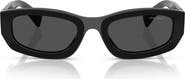Miu Miu 53mm Irregular Sunglasses