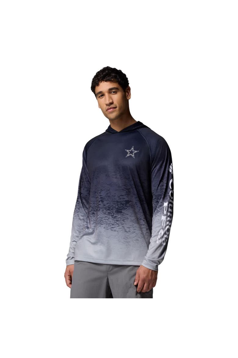 Men's Columbia  Navy Dallas Cowboys Super Terminal Tackle Hoodie, Main, color, Navy