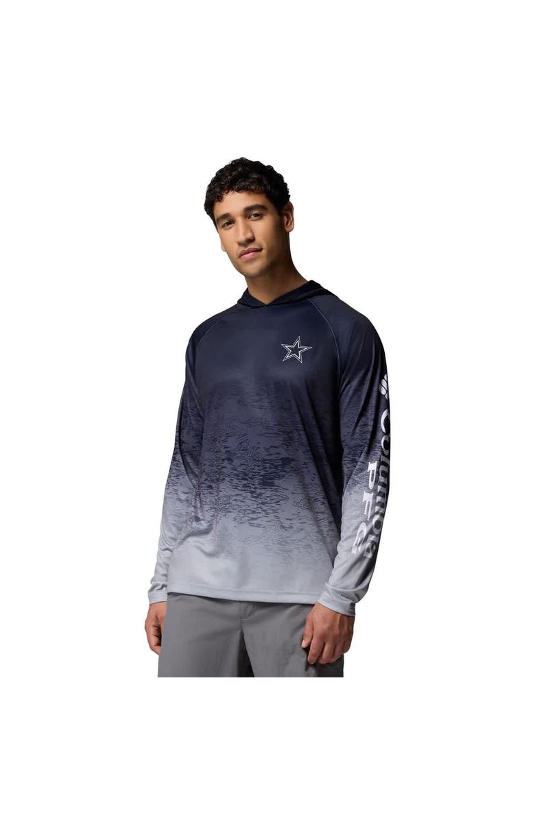 Columbia Men's Columbia Navy Dallas Cowboys Super Terminal Tackle Hoodie, Main, color, Navy