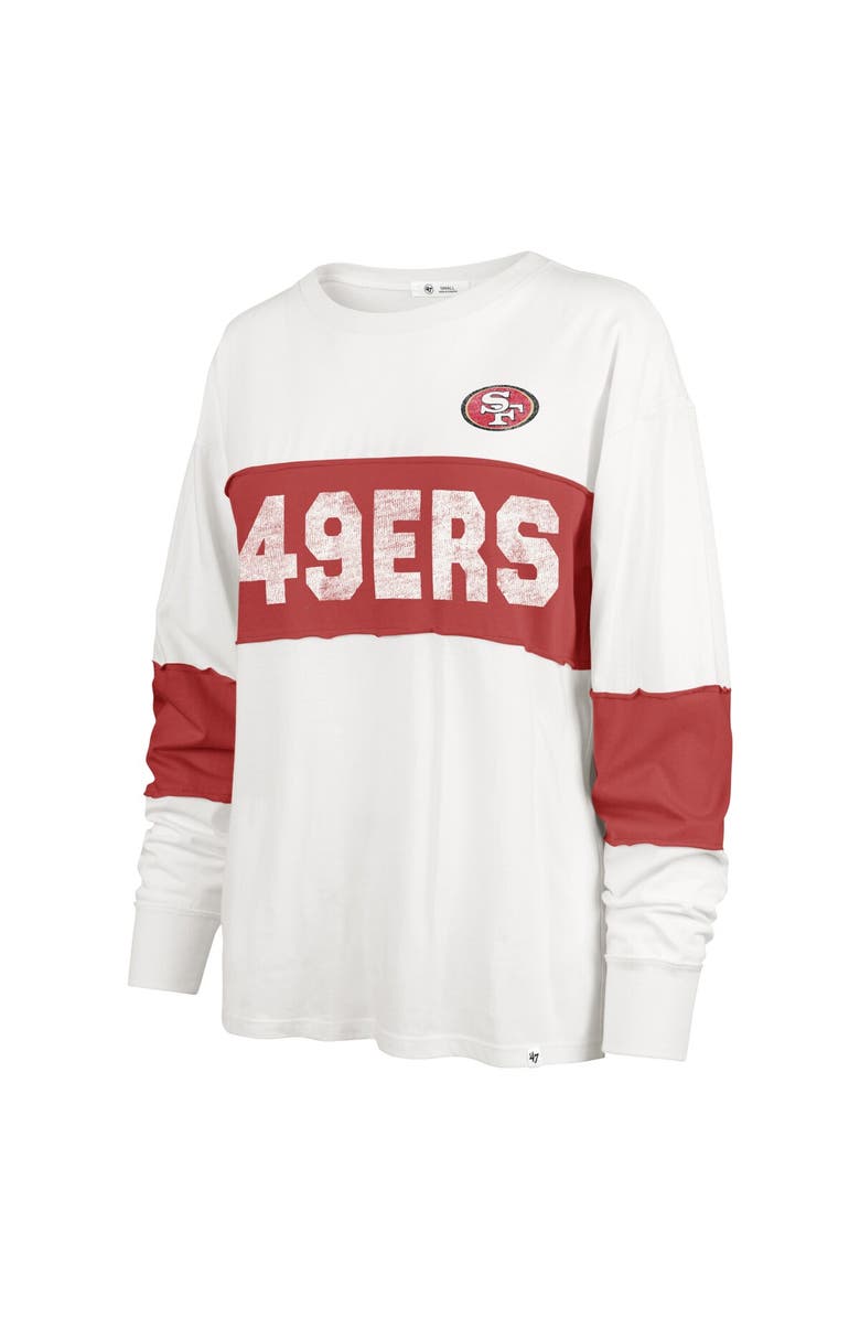 '47 Women's '47 Cream San Francisco 49ers Clubhouse Pride Taylor Long Sleeve T-Shirt, Alternate, color, Cream