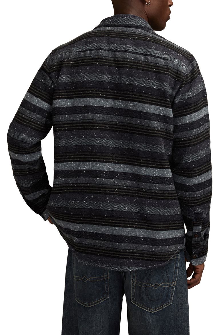 Snow Heather Flannel Shirt, Alternate, color, BLUE MULTI