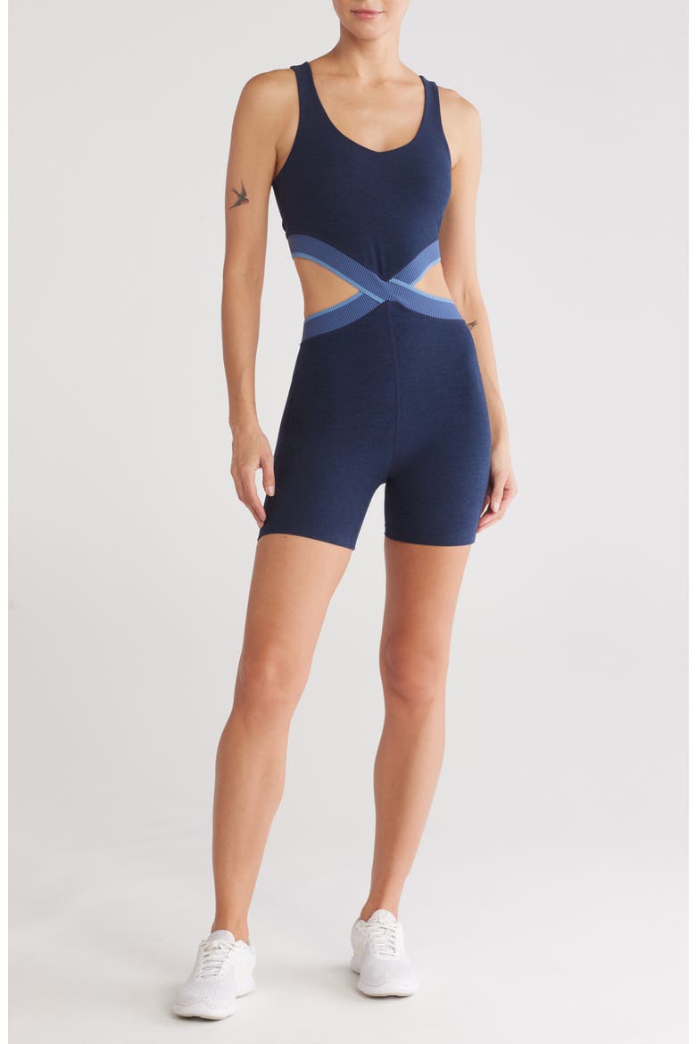 Space Dye in the Mix Biker Jumpsuit, Main, color, NOCTURNAL NAVY