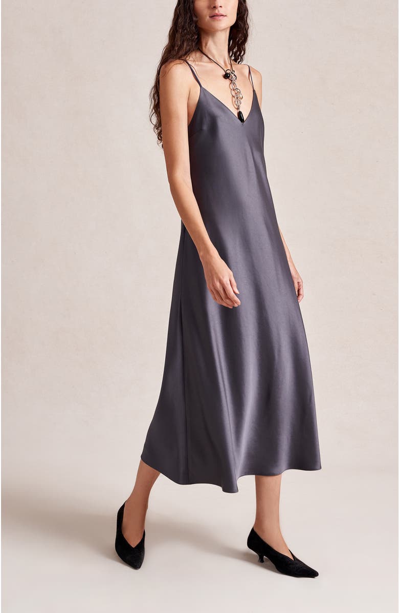 La Ligne Maisie Dress, Alternate, color, Gunmetal