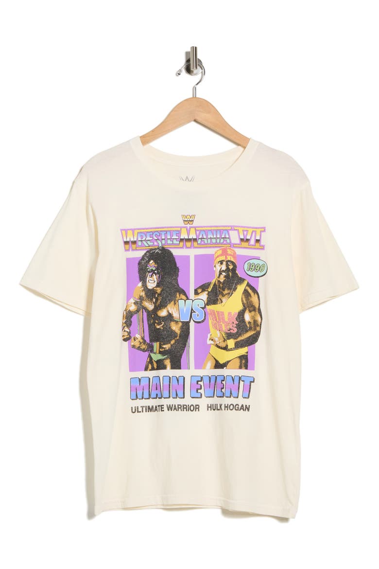 WrestleMania Graphic T-Shirt, Alternate, color, WHISPER WHITE