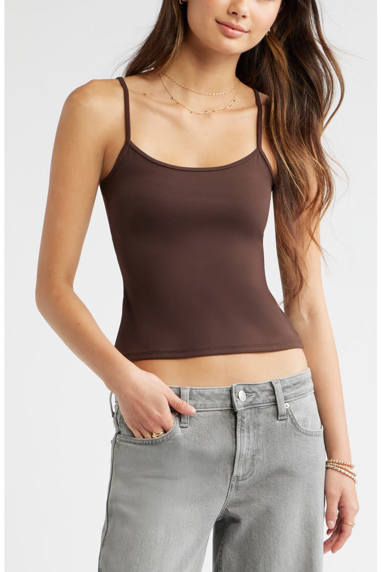Smooth Stretch Camisole, Main, color, BROWN COFFEE
