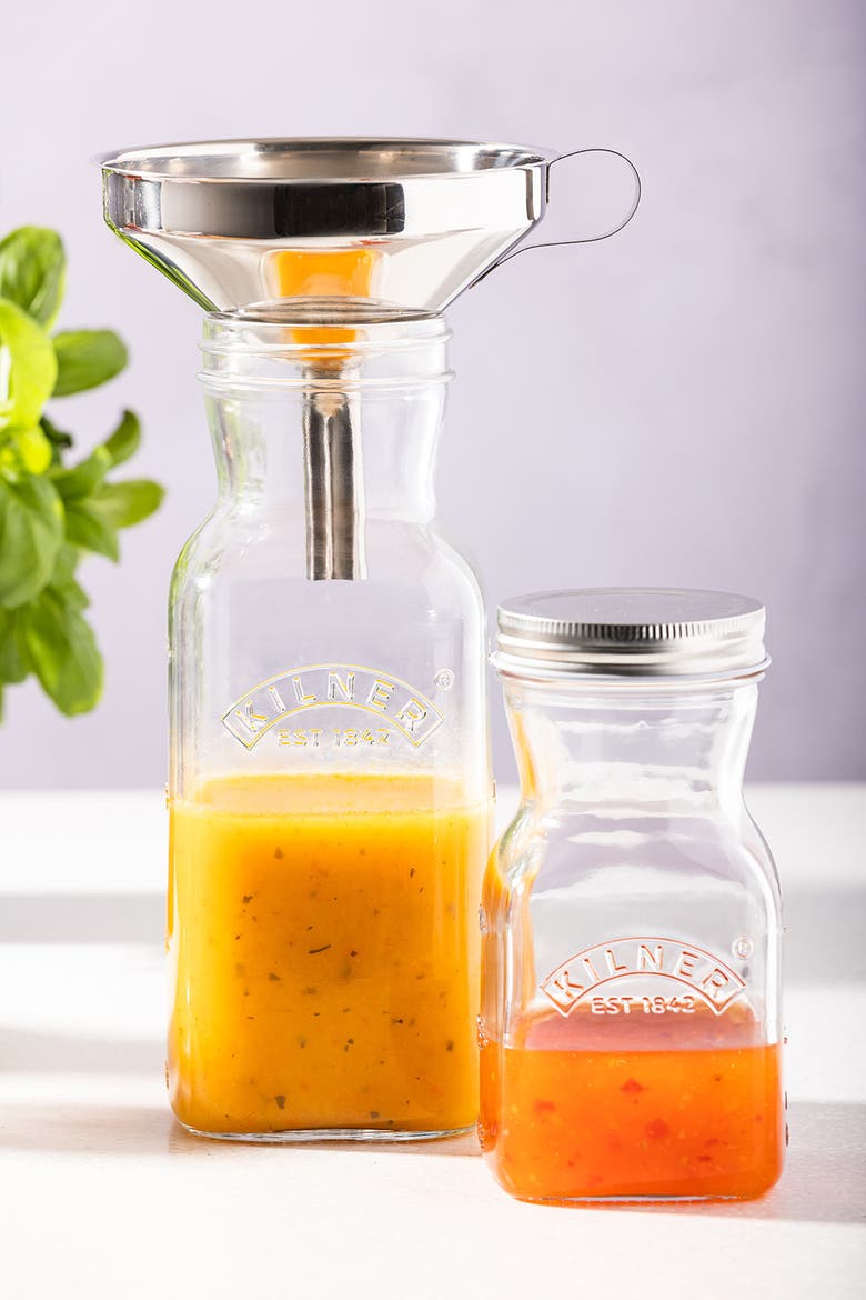 Juice and Sauce Glass Bottle, 34 Ounce, Alternate, color, Clear