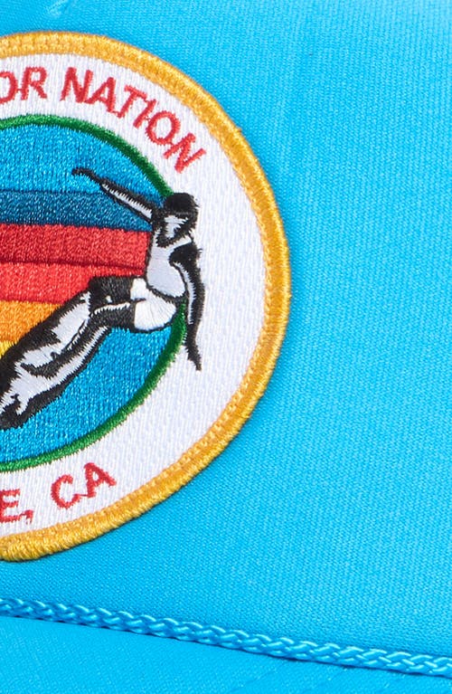 Aviator Nation Signature Trucker Hat In Blue