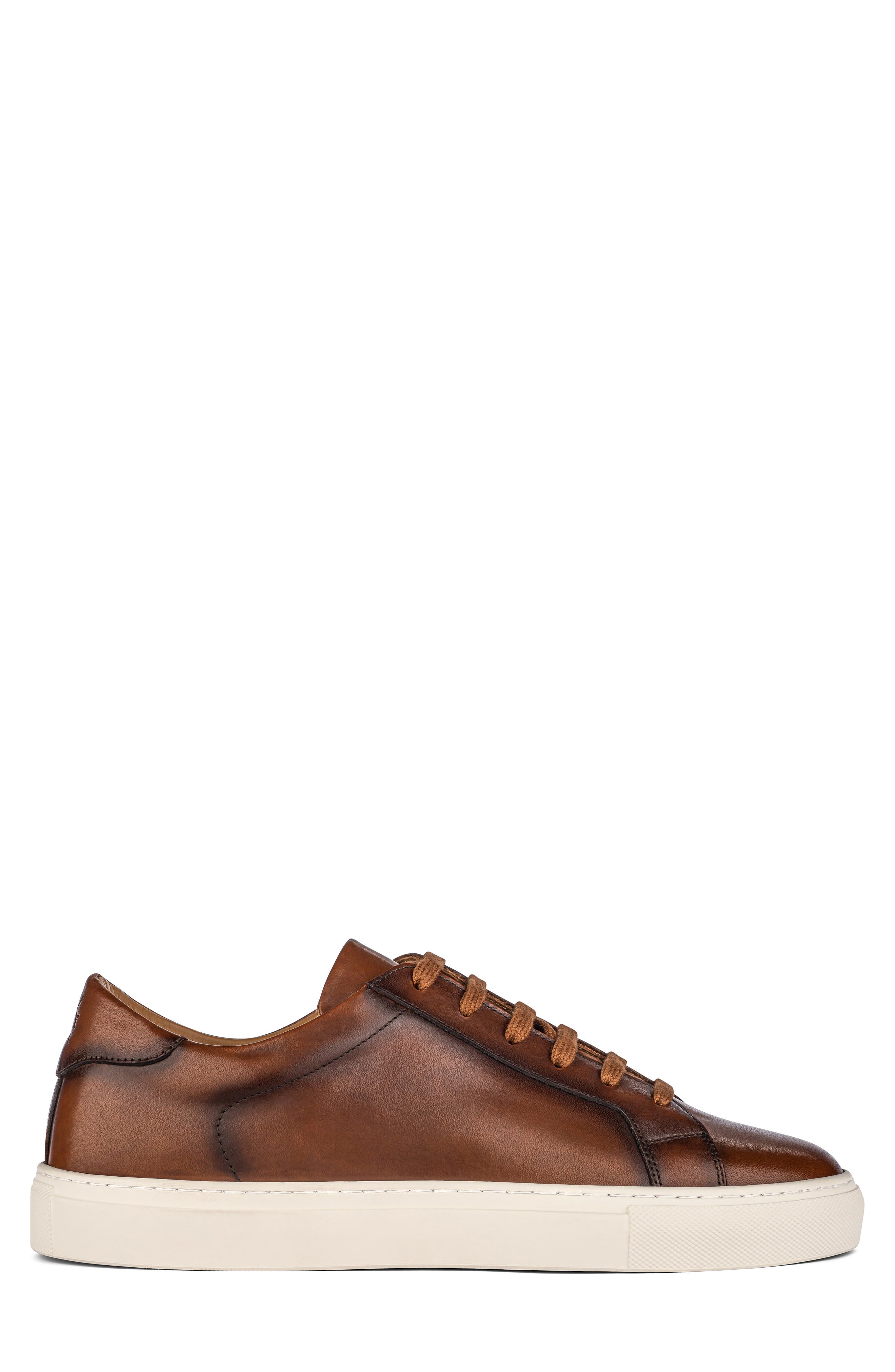 Gavin Leather Low Top Sneaker, Alternate, color, TAN