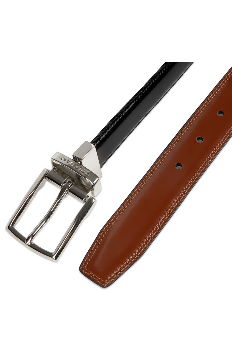 Cole Haan Reversible Leather Belt, Alternate, color, Black/ British Tan