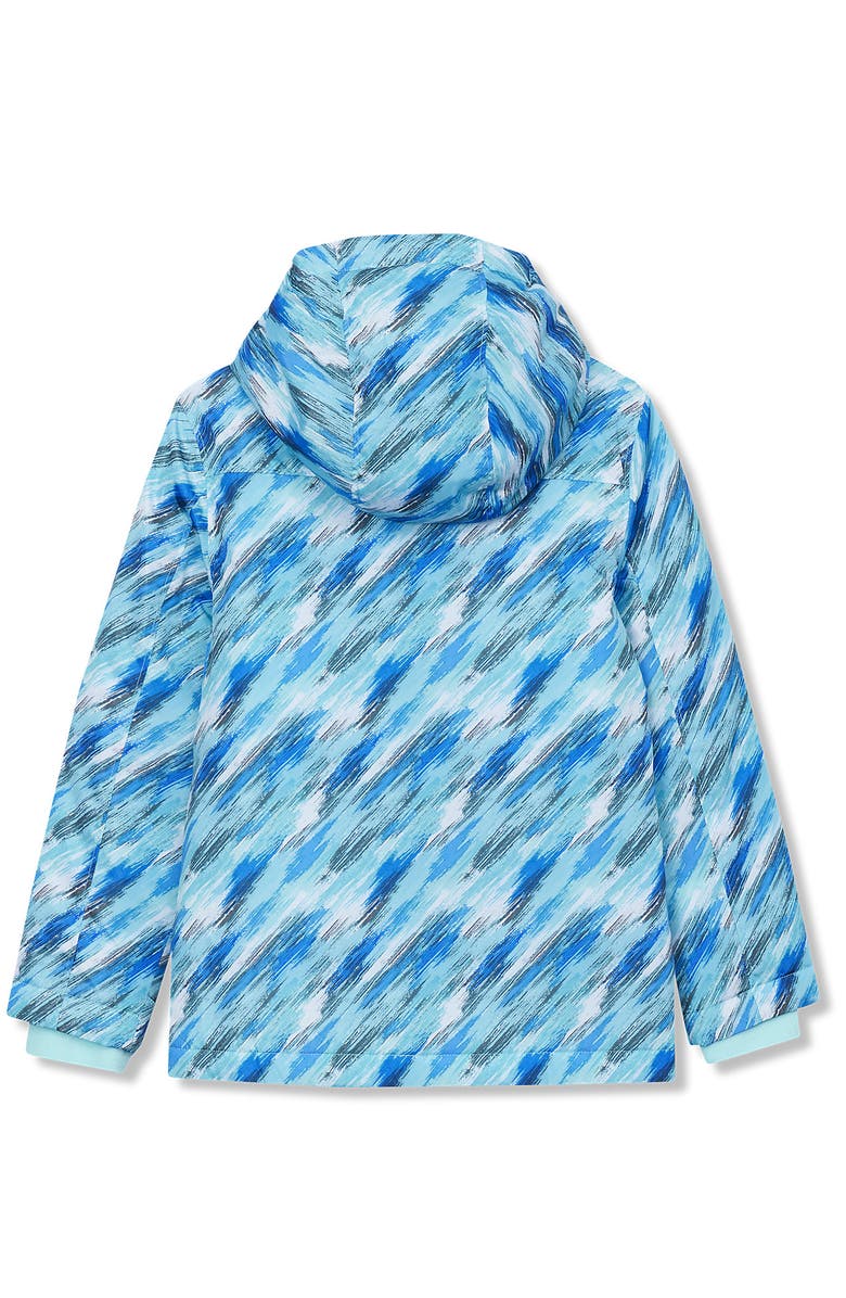 Lands' End Kids Husky Winter Jacket, Alternate, color, Aqua Splash Brush