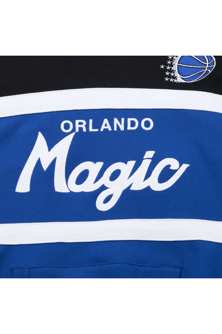 Men's Mitchell & Ness Blue/Black Orlando Magic Head Coach Pullover Hoodie, Alternate, color, Blue