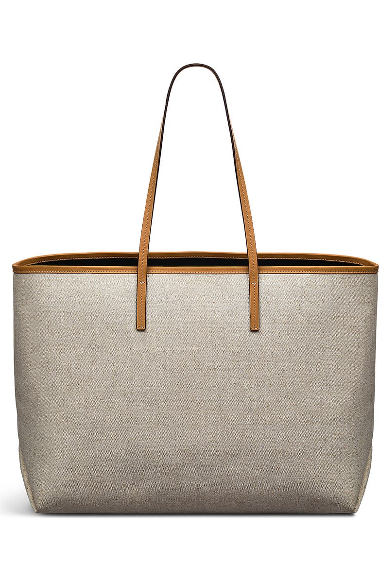 Radley Sutherland Row Large Open Top Tote Bag, Alternate, color, Saddle