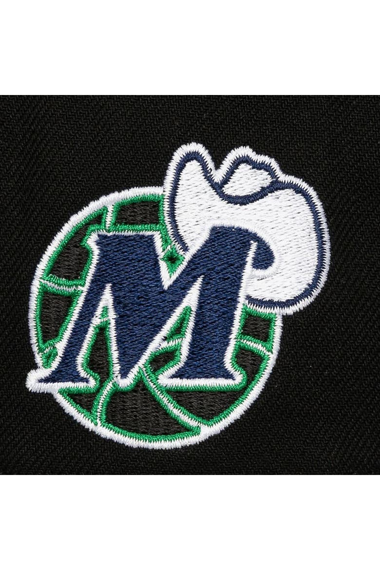 Men's Mitchell & Ness  Black Dallas Mavericks Class Act Pro Snapback Hat, Alternate, color, Black