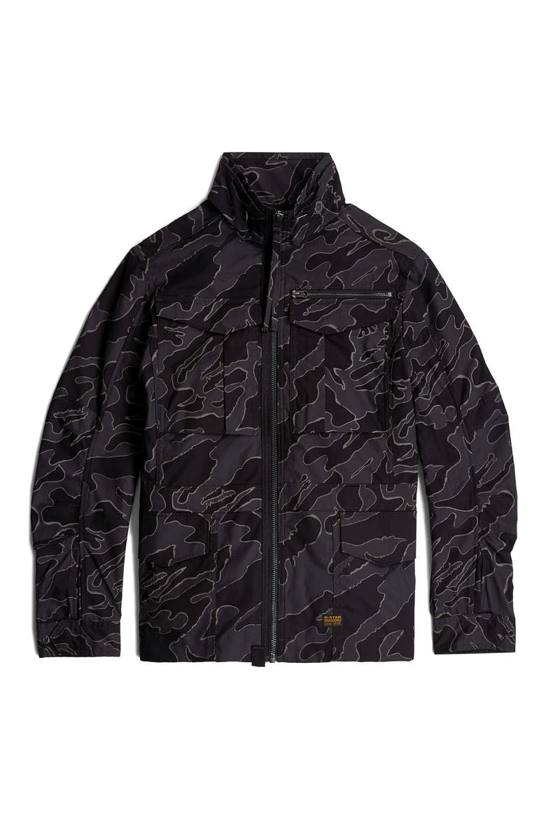 Rovic Slim Fit Water Repellent Field Jacket, Alternate, color, CLOACK ISLAND CAMO