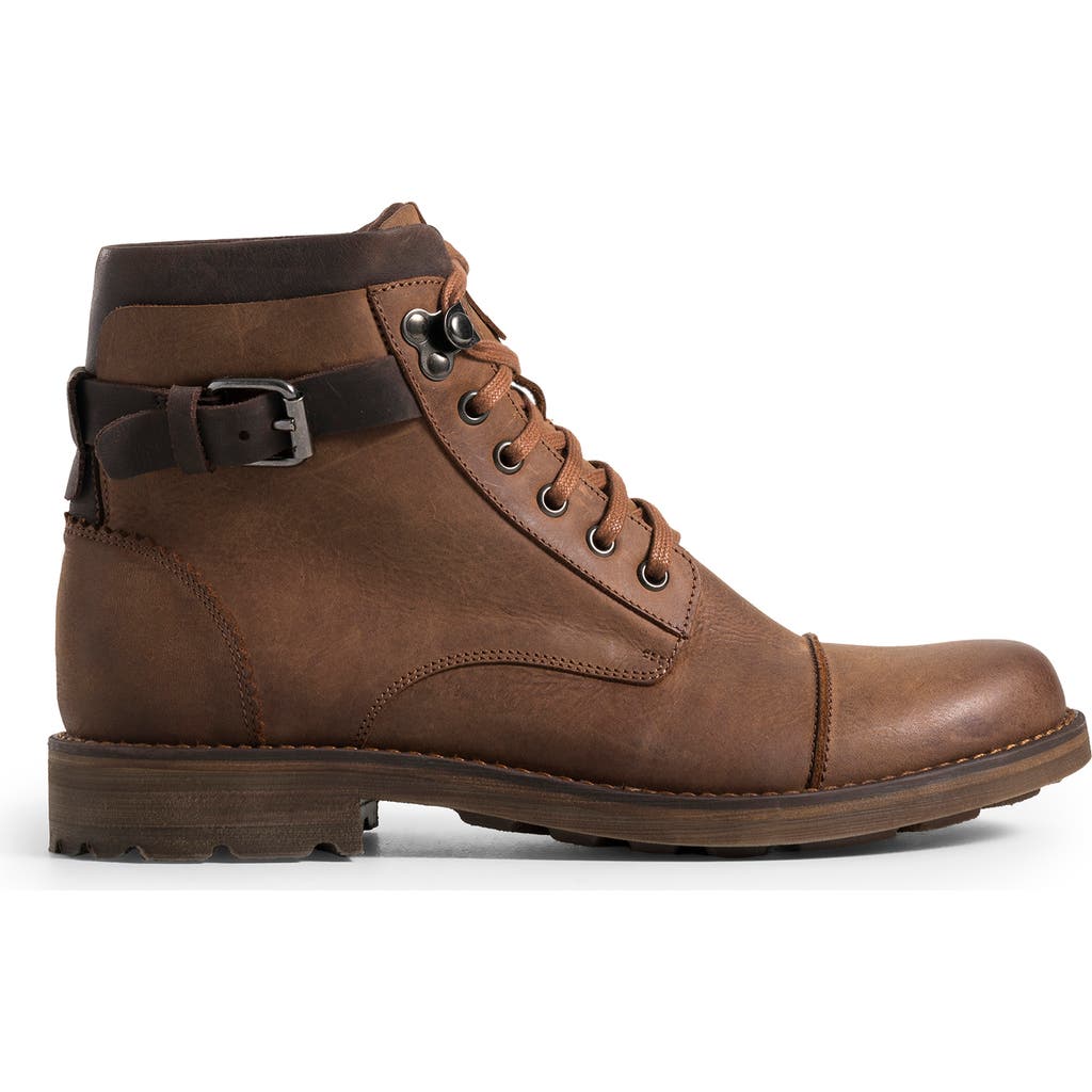 Velez Top Grain Leather Boots For Men Vintage Ankle Boot In Brown
