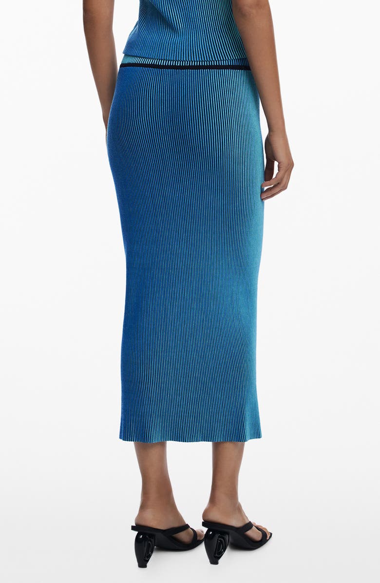 Desigual Rib Column Skirt, Alternate, color, Blue