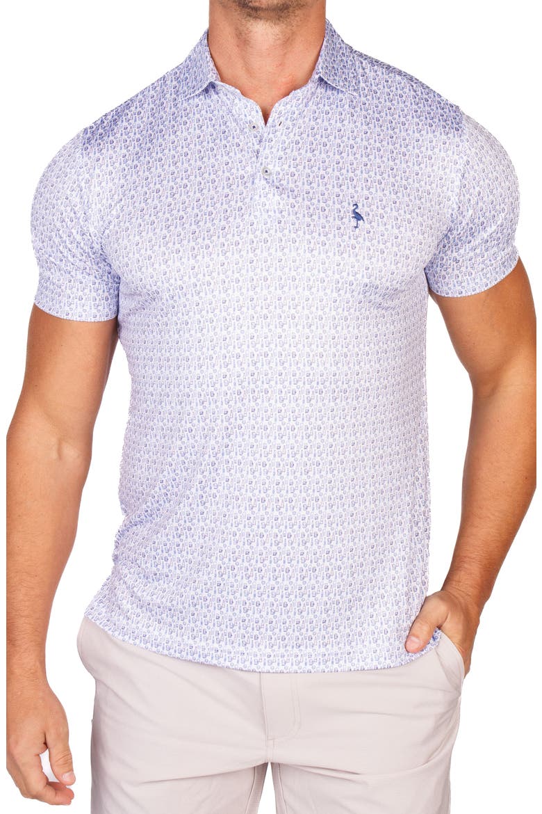 Bottoms Up Performance Golf Polo, Alternate, color, LIGHT BLUE