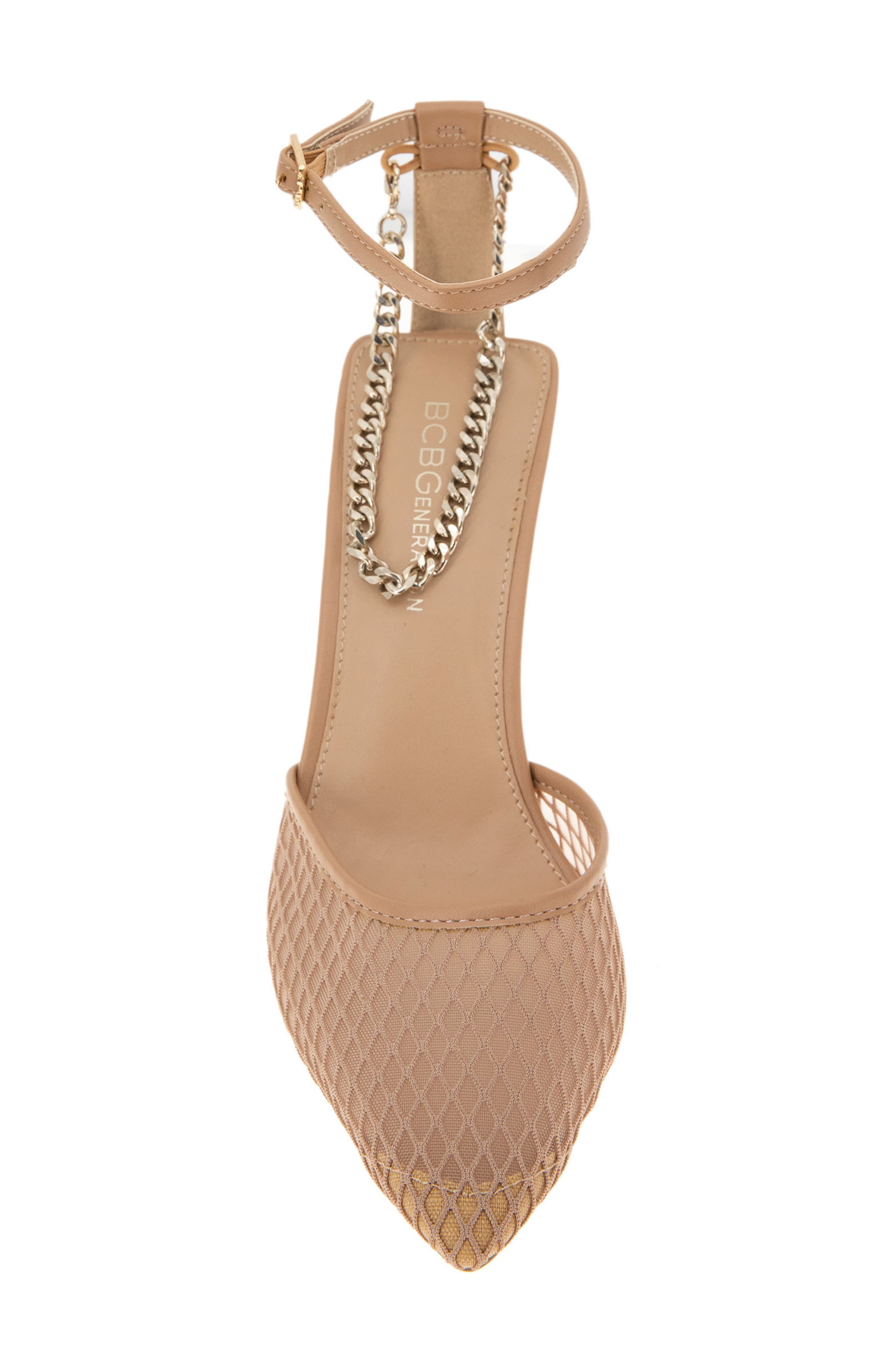 BCBGeneration Mayah Ankle Strap Pump, Alternate, color, Tan