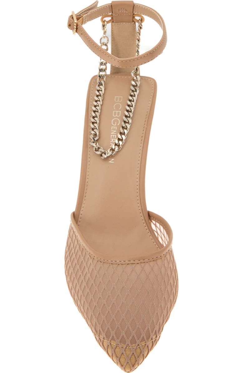 BCBGeneration Mayah Ankle Strap Pump, Alternate, color, Tan