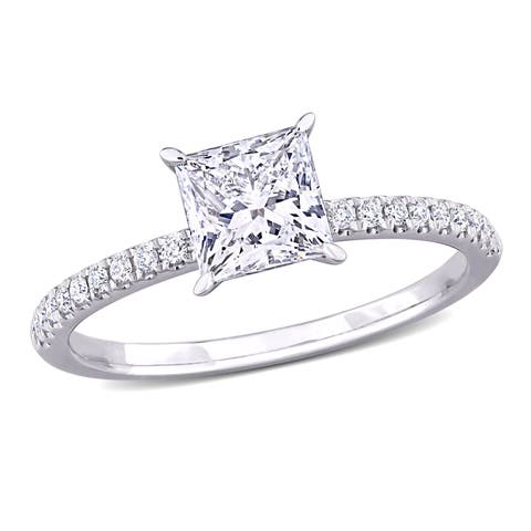 Lab Grown Diamond Princess Engagement Ring 14k