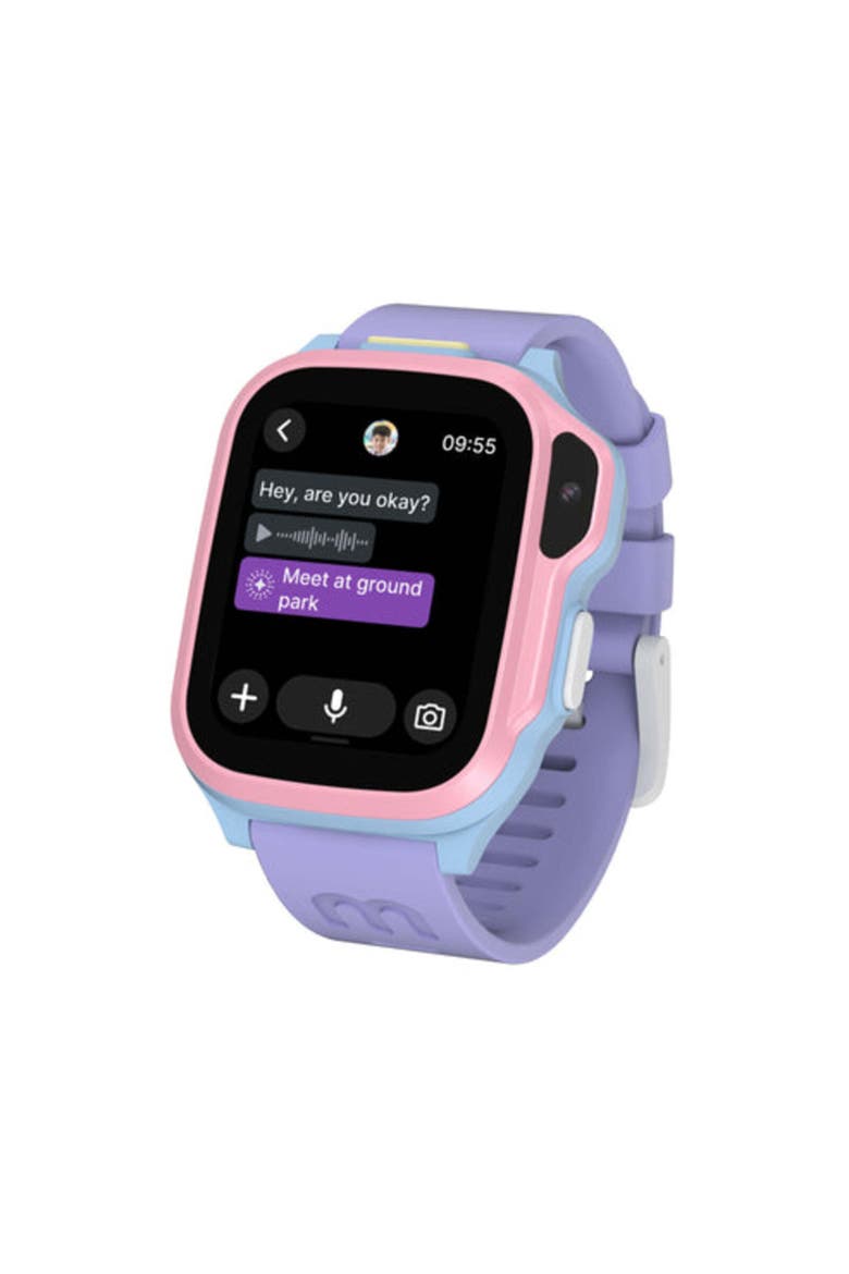 Fone S4 Kids Smartwatch with eSIM, AMOLED, Video Calls, GPS & SOS - Cotton Candy, Alternate, color, COTTON CANDY