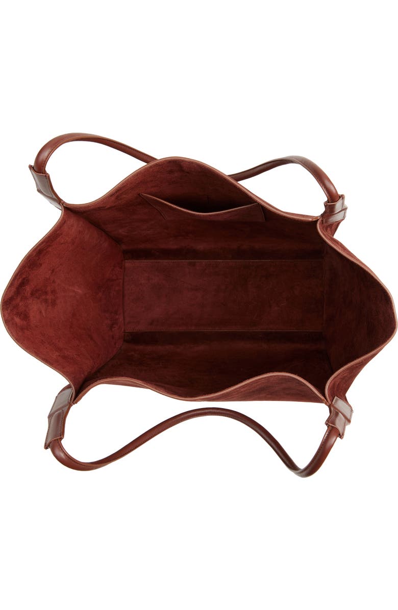 Victoria Beckham Victoria Sue Suede Tote, Alternate, color, Dark Brown