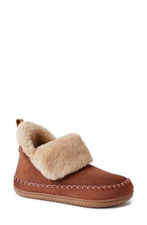 Moritz Faux Fur Lined Bootie Slipper (Women)