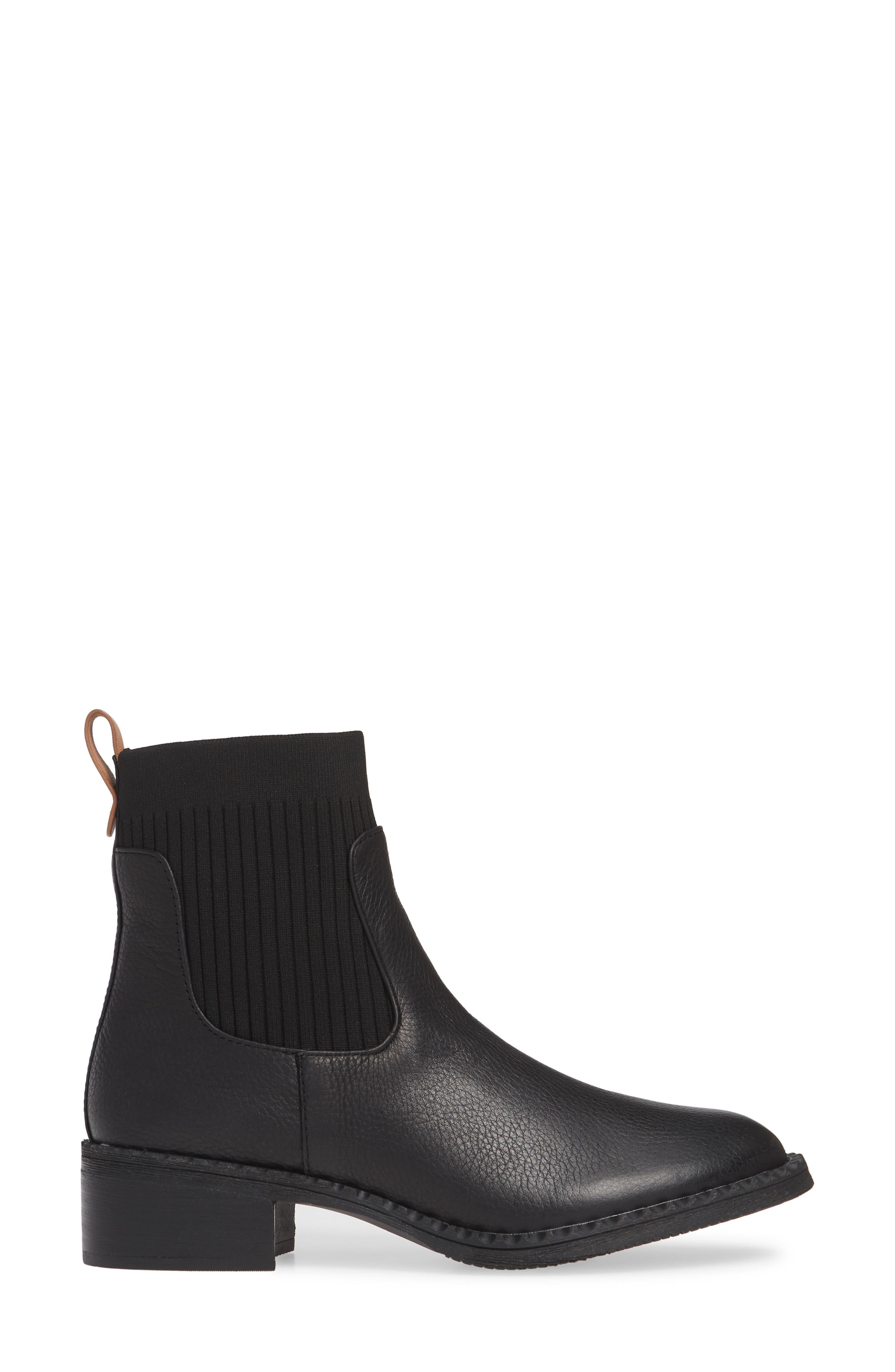 Gentle Souls by Kenneth Cole Best Chelsea Boot, Alternate, color, Black Leather