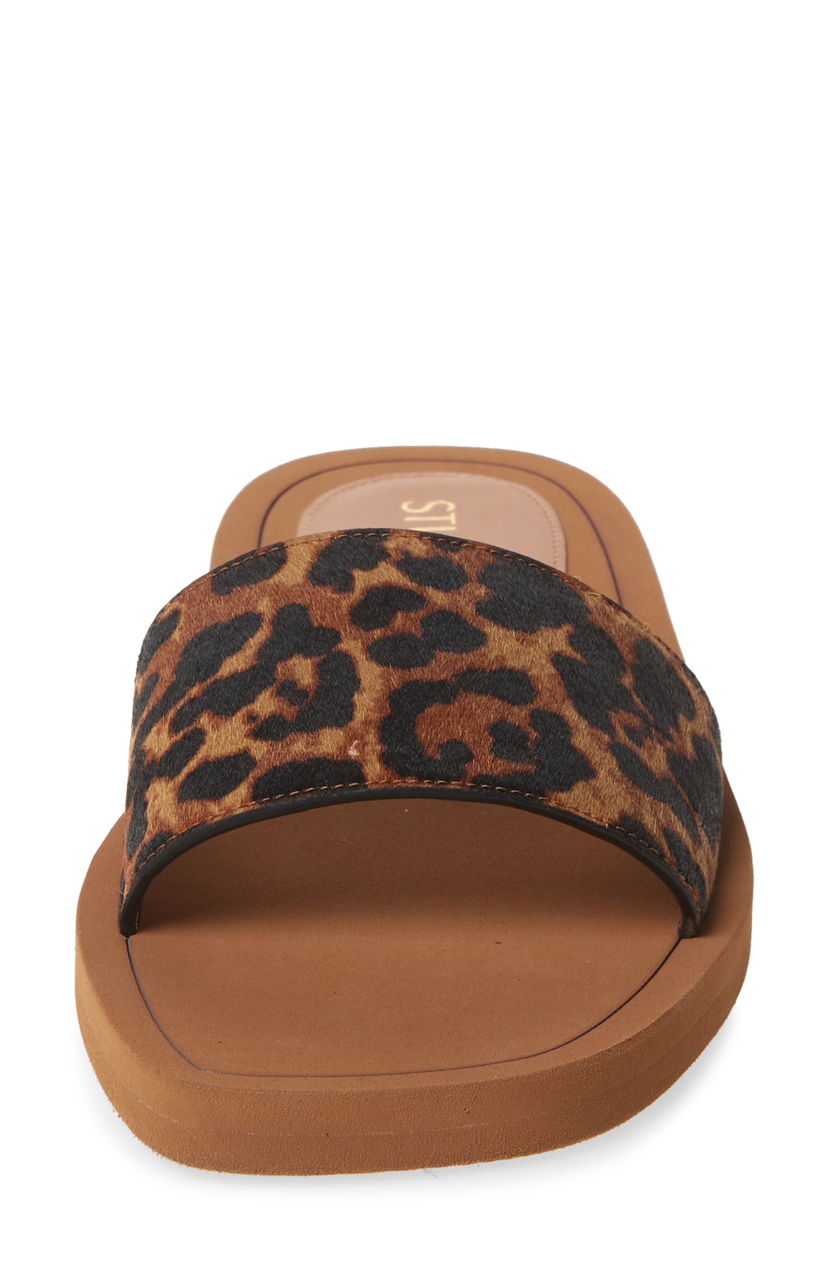 Stuart Weitzman Delilah Genuine Calf Hair Slide Sandal, Alternate, color, 